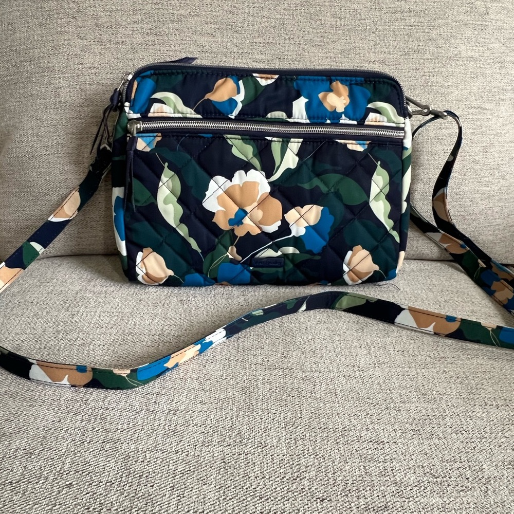 Vera Bradley Immersed Blooms Performance Twill Triple